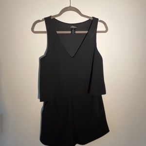 AQUA Black Romper